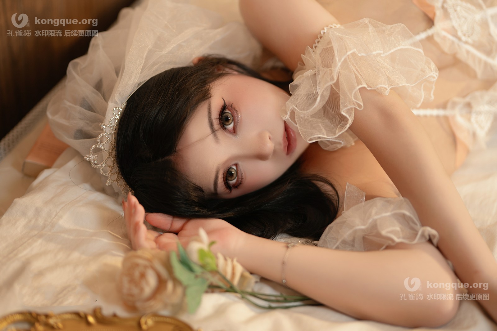 Bangni邦尼 – 白色花嫁 Cosplay 高清写真集（85P-1.02GB）插图6