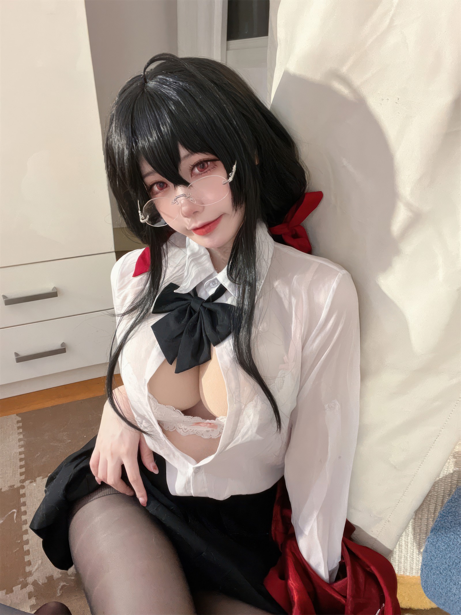 安食Ajiki 碧蓝航线大凤JK写真集 – 动漫COS & 制服美少女 [41P-281.6M]插图1