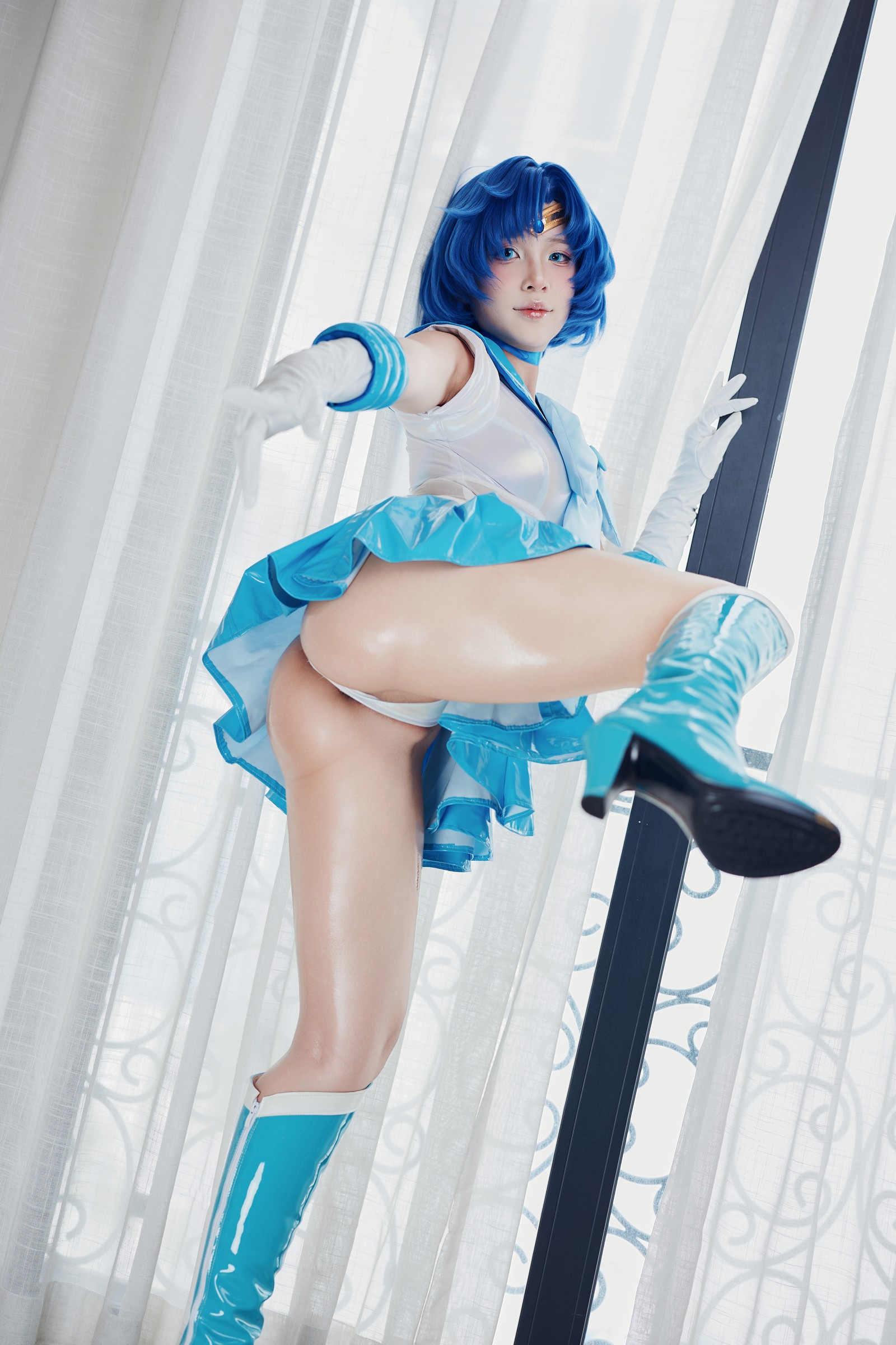 Puy Puy – Sailor Mercury 水手水星 Cosplay 写真（288P+10V-2.26GB）美少女战士插图1