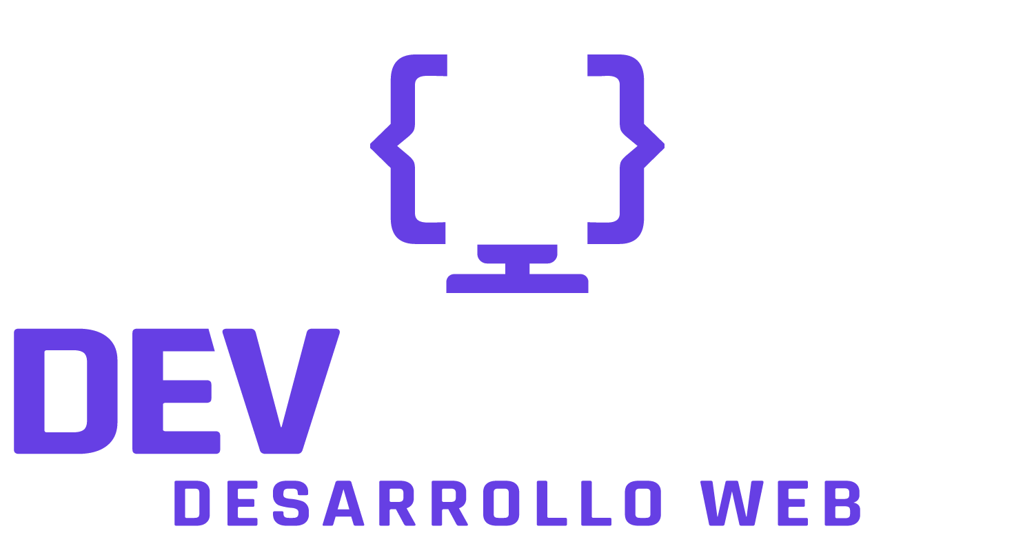 Dev Wizard Logotipo Vertical Blanco — Postimages