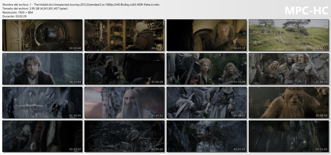 El Hobbit (2012-2014) 1080p Versión Extendida