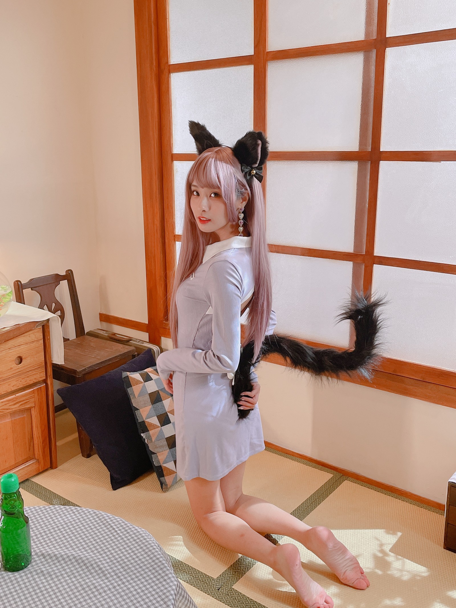 泥泥汝 猫女 主题 Cosplay 写真＋视频合集｜高质量图集（372P｜12V｜1.09GB）插图4