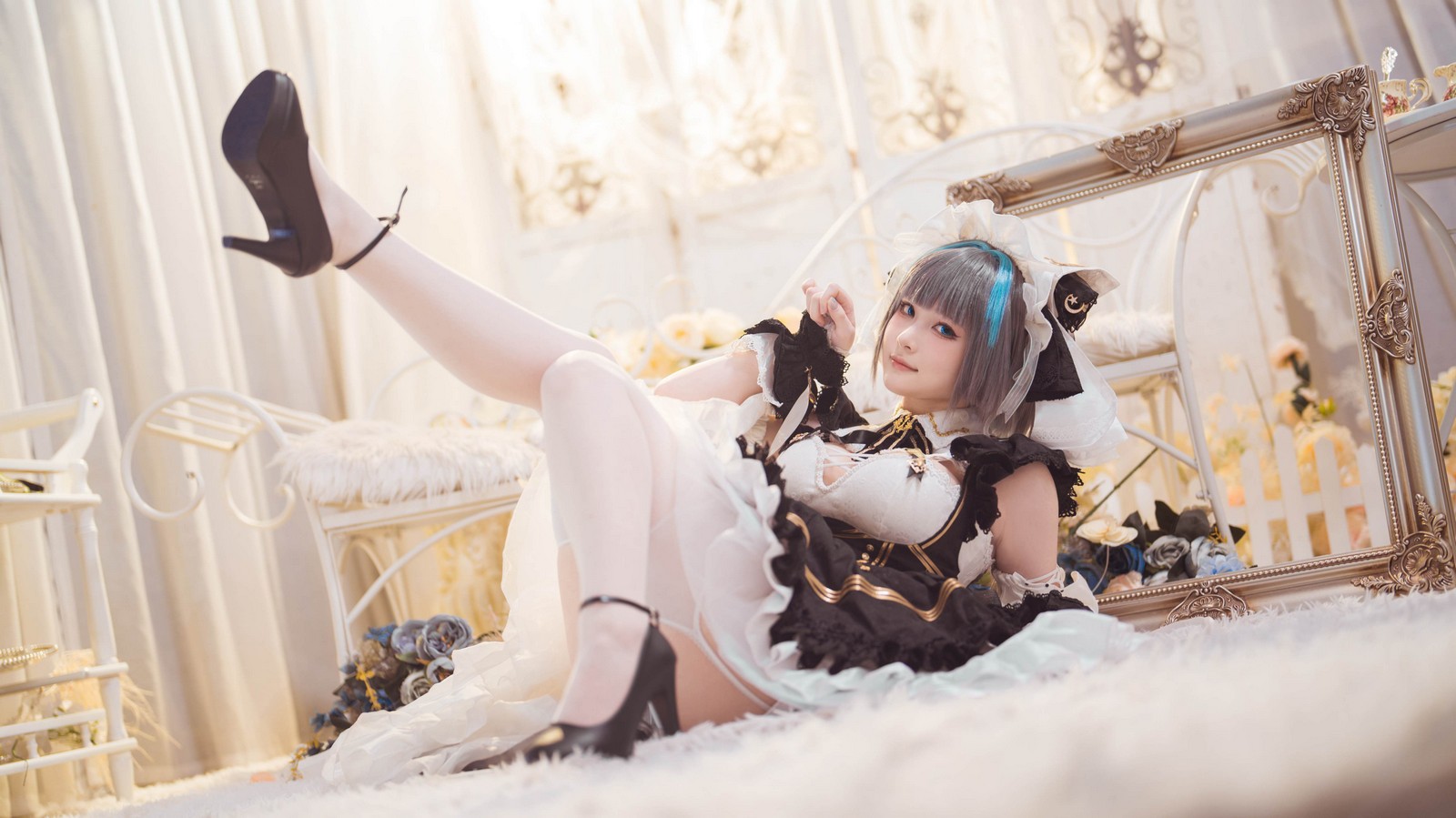 屿鱼 Yuyu 碧蓝航线 柴郡 Cosplay 写真图集｜Azur Lane（54P｜138MB）插图7