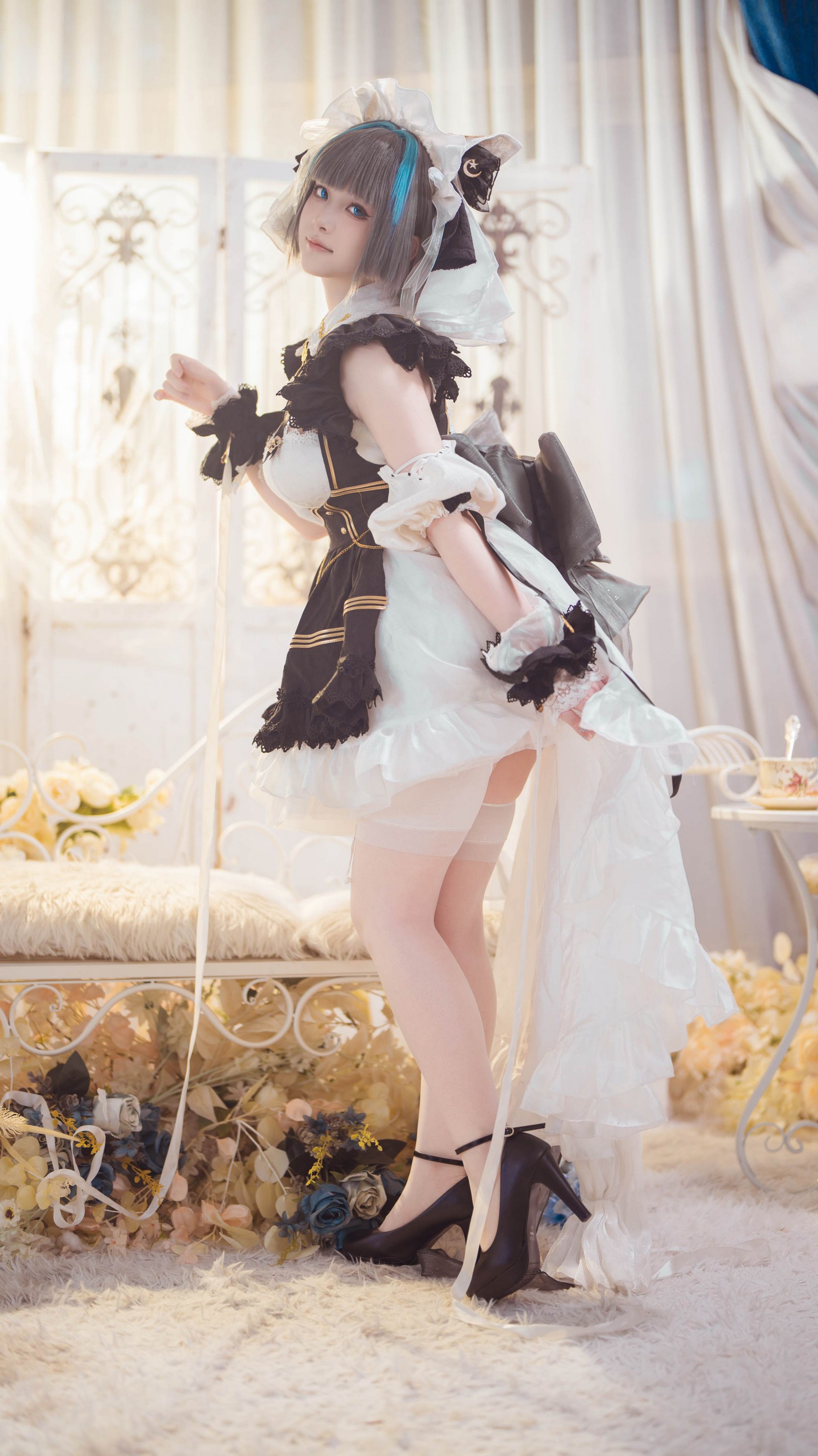 屿鱼 Yuyu 碧蓝航线 柴郡 Cosplay 写真图集｜Azur Lane（54P｜138MB）插图3