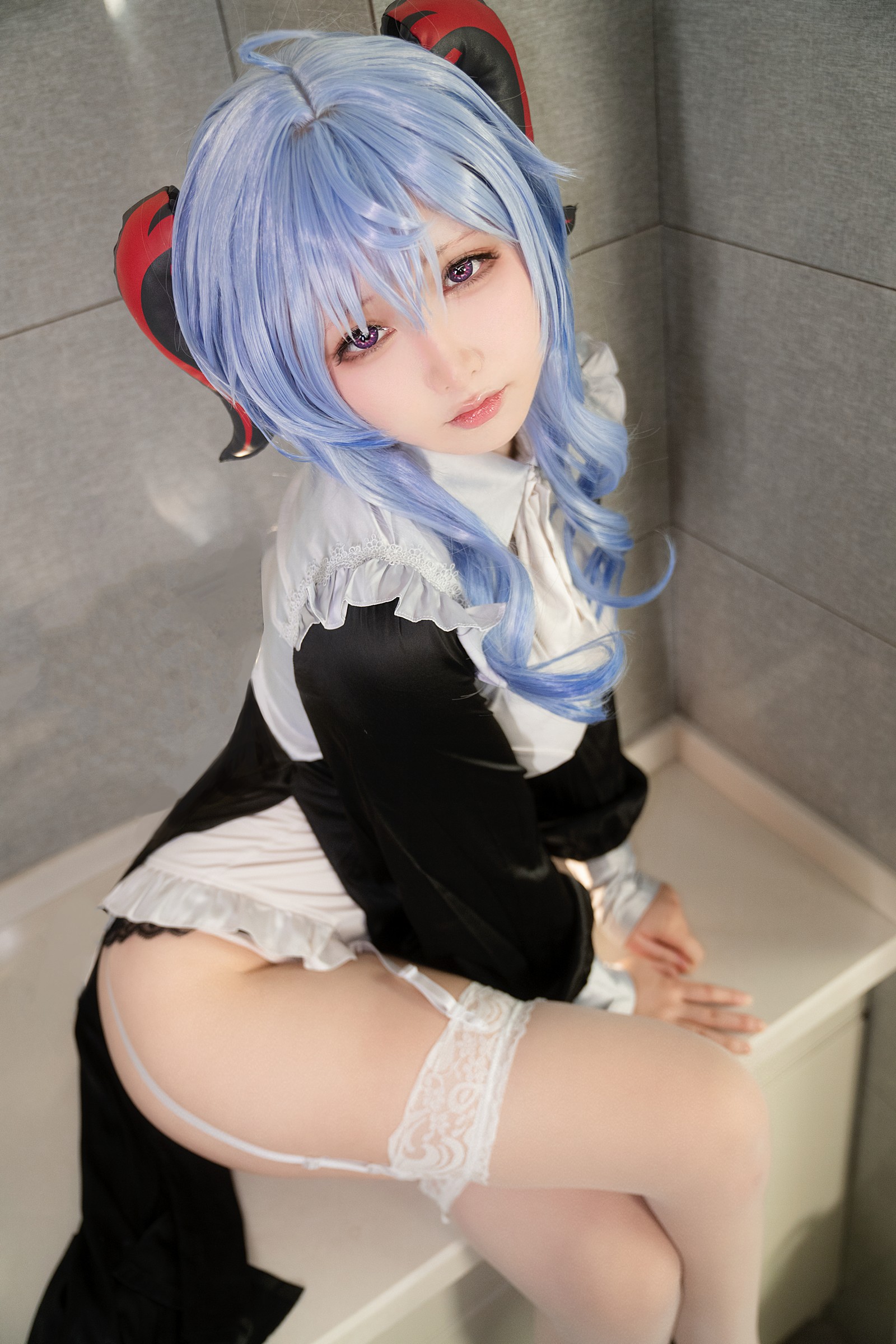 樱梨梨 甘雨 修女 Cosplay 写真集｜原神角色高清图集（26P｜100MB）插图3