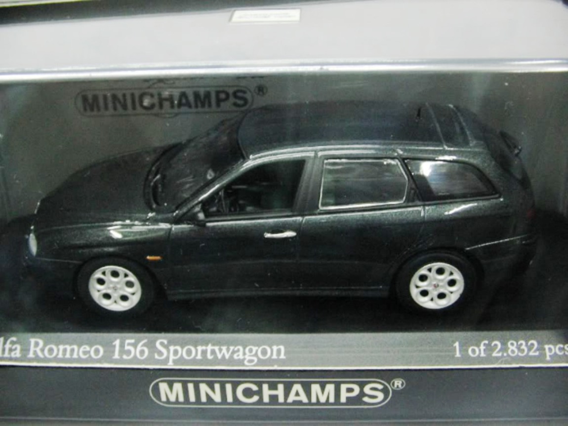 ミニカー MINICHAMPS Alfa Romeo 156 Sportwagon1/43 WOW EXTREMELY RARE Alfa Romeo 156 Sportwagon 2.0 TS 2001 P.Grey 1