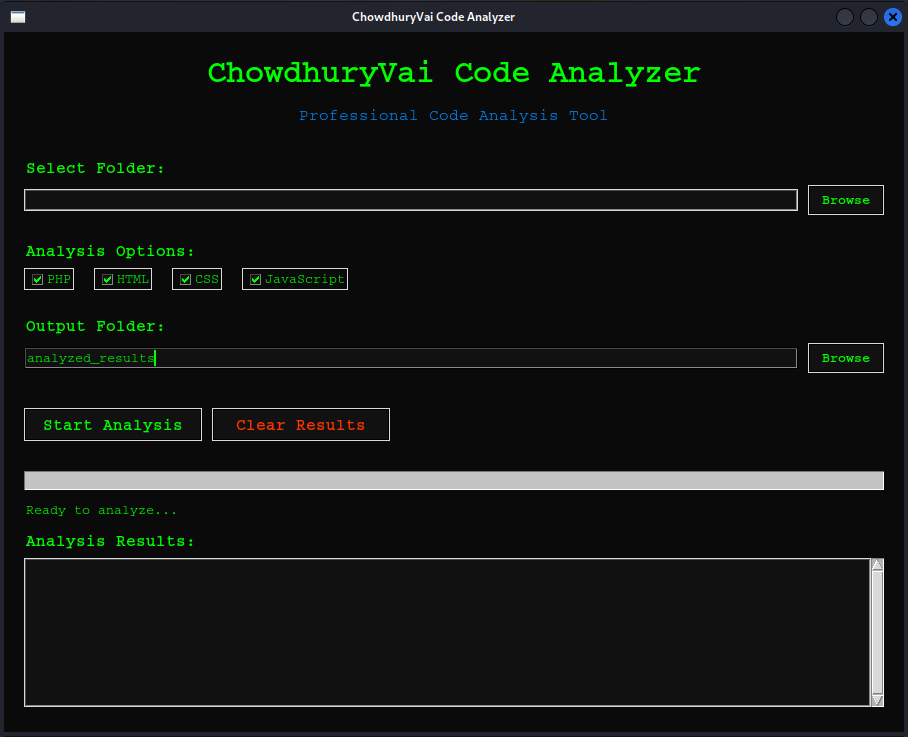 GitHub - chowdhuryvai/Chowdhuryvai_Code_Analyzer: php,html,css,js code ...