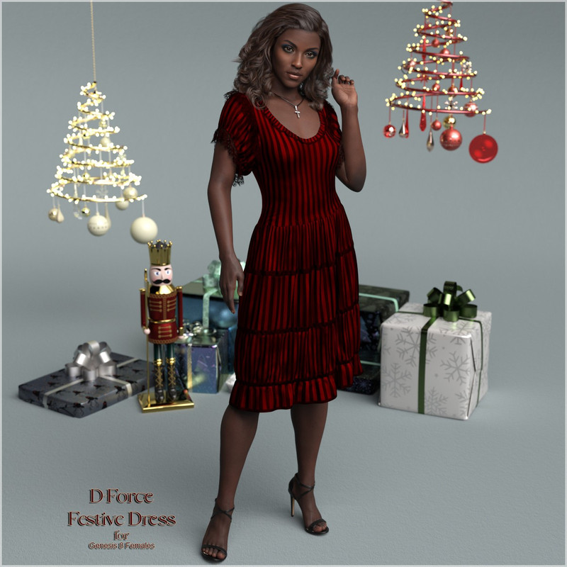 D-Force Festive Dress for G8F and G8.1F