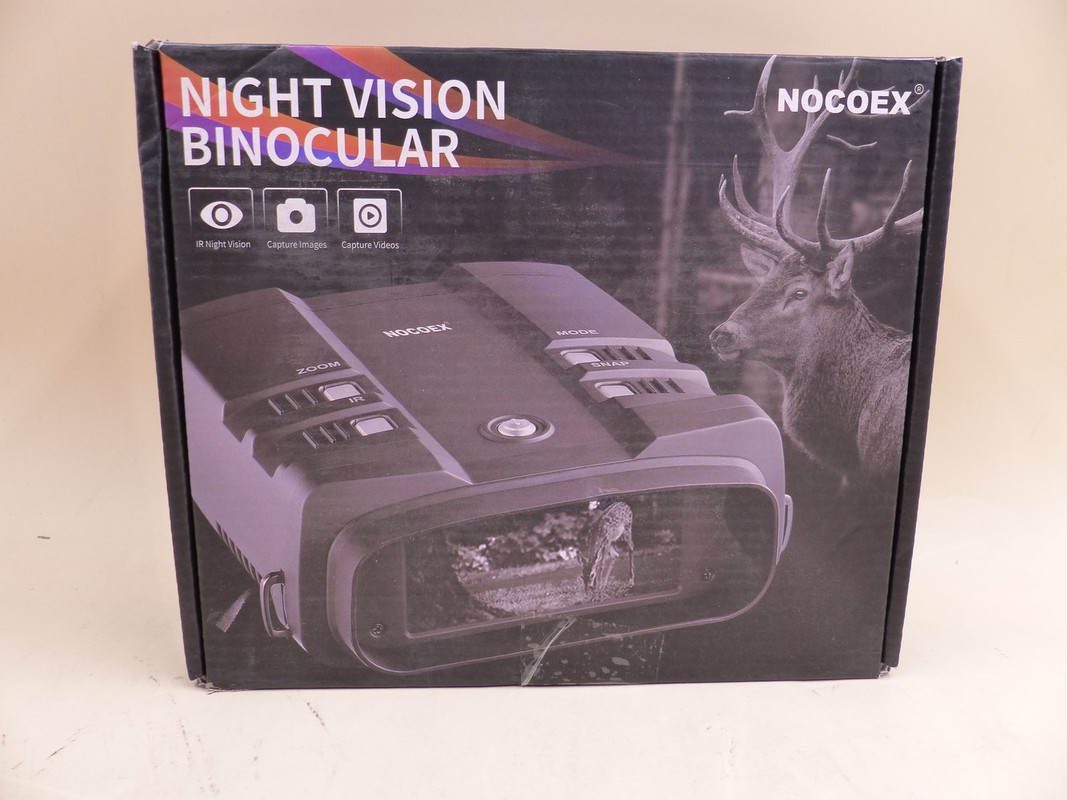 NOCOEX IR VISION 3X DIGITAL ZOOM NIGHT VISION BINOCULARS TAKES VIDEOS AND IMAGES