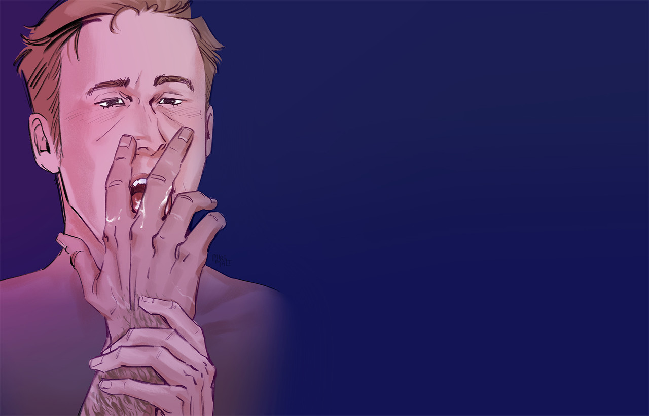 Driver linking off his cum from Colts hand