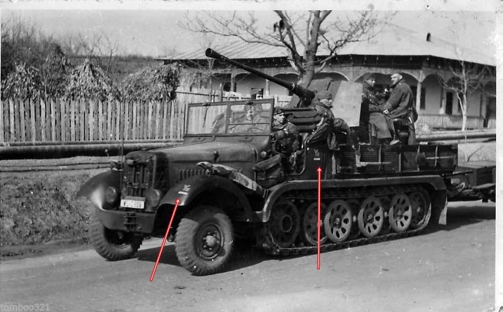 1Gr sse Panzerfahrzeug Halbkette WWII WK2