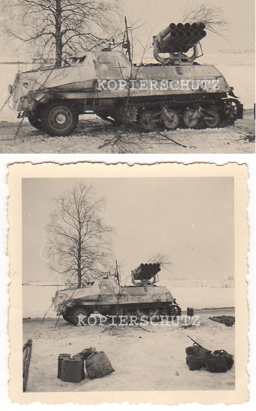 Original Foto Panzerwerfer 42 (Sd.Kfz. 4-1) Nebe