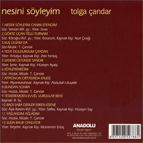 Tolga Çandar - Nesini Söyleyim-1