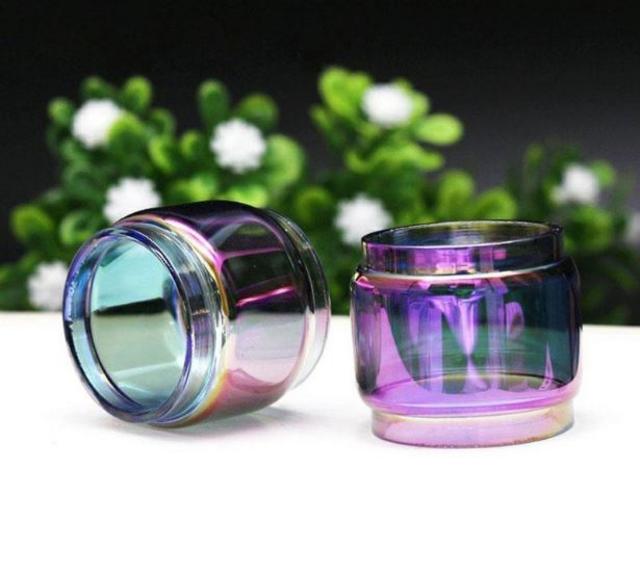 For TFV12 Prince TFV8 Big Baby Rainbow Bulb Glass Tube Extended Tank Tube