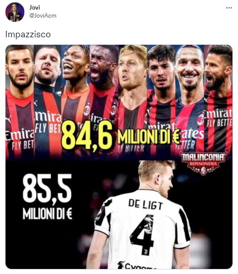 Impazzisco Milan Juve