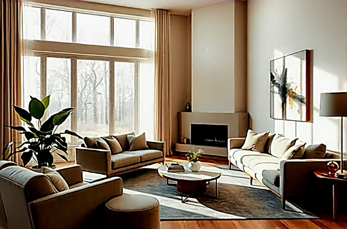 Personalized home planning with blueprint, tools, and digital tablet on a desk