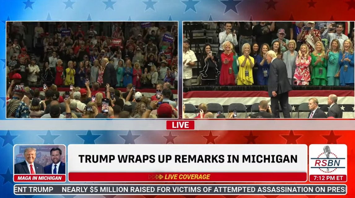 LIVE: PRESIDENT TRUMP AND JD VANCE HOLD MAJOR RALLY IN GRAND RAPIDS ...