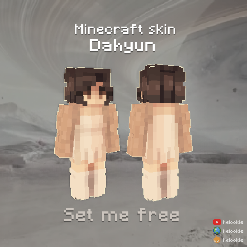 ⌜ set me free ⌝ | Dahyun | Twice | 다현 Minecraft Skin