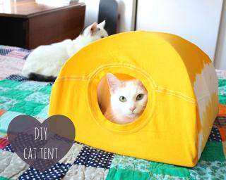 homemade cat tent