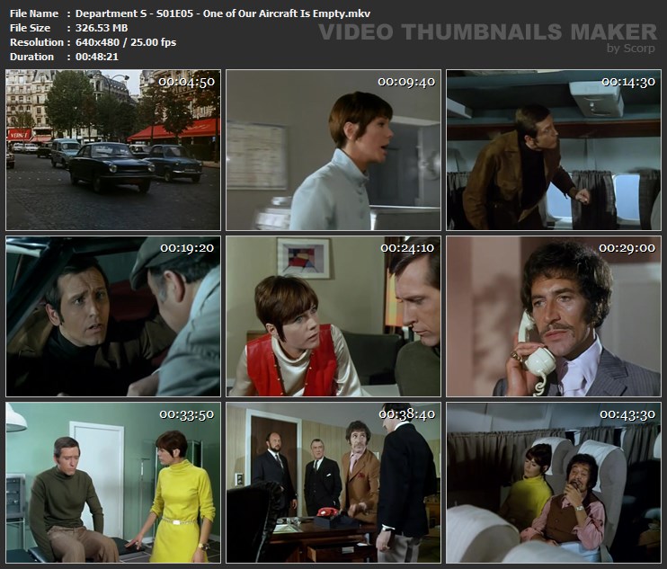 Department S - S01E05 - One of Our Aircraft Is Empty.mkv