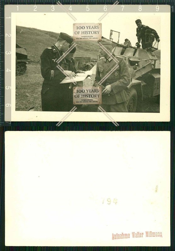 Orig. Foto Panzer Tank Spähwagen GD Ukraine Soldaten