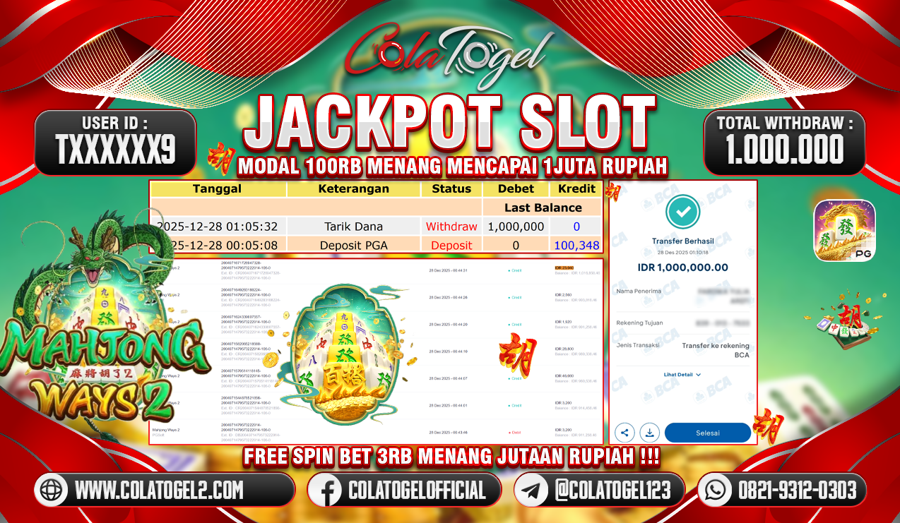 JACKPOT SLOT GACOR!!
