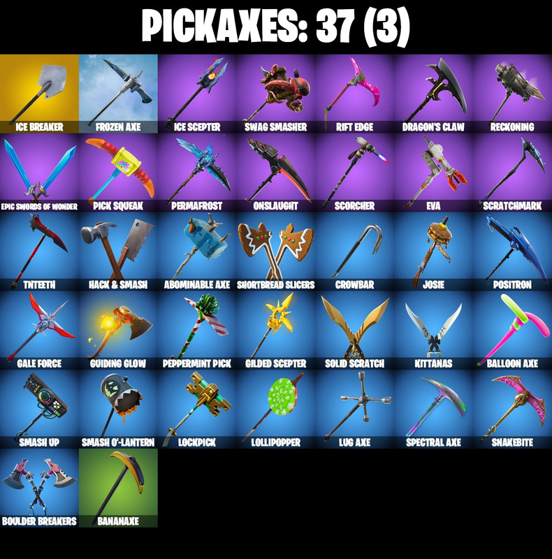 pickaxes comp