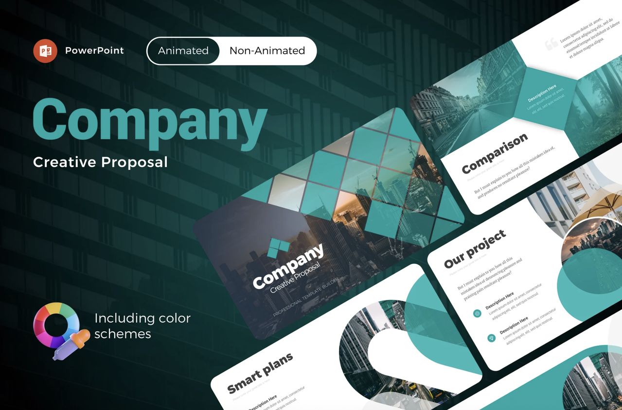 Company Creative Proposal Infographics