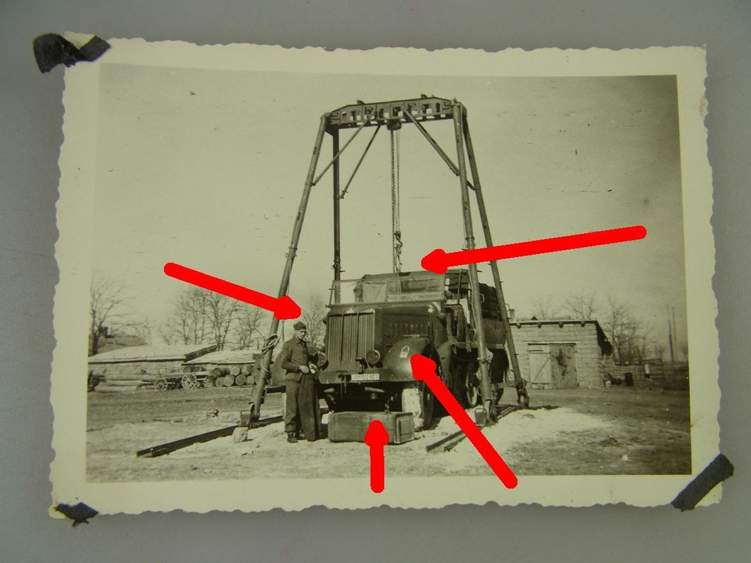 Foto 60cm Mörser Karl Gerät 040 THOR Wappen Halb