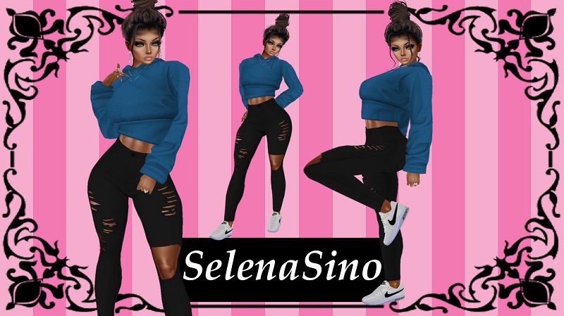 Selena-Sino-Blue-Hoodie-and-Black-Pants-Product-Icon-800x449