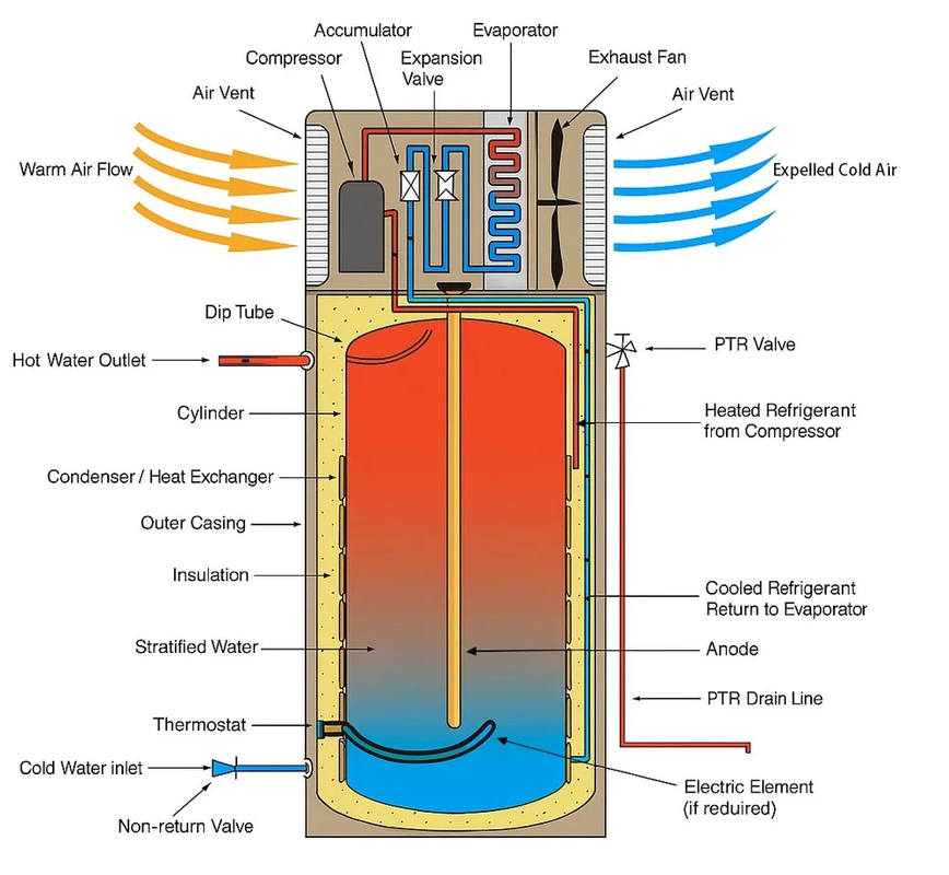 Airflow & Internal Operation Diagram