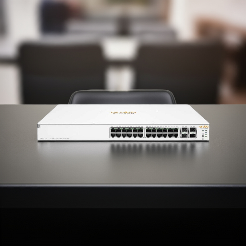 Switch Aruba 1930 com 24 portas Gigabit PoE+