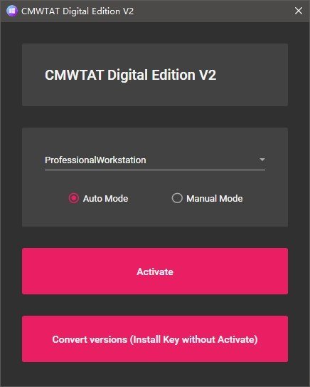 CloudMoe Windows 10+ Activation Toolkit Digital Edition 2.6.3 Build 221022-1