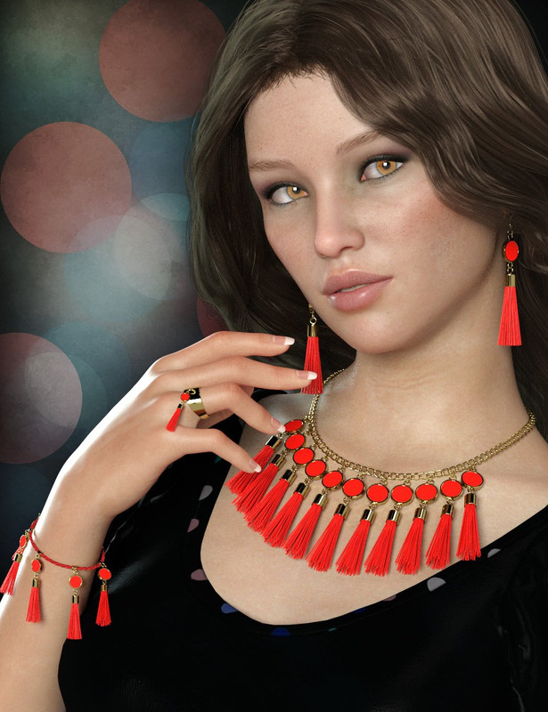 Tassel Jewelry Mega Pack for Genesis 8 Female(s)