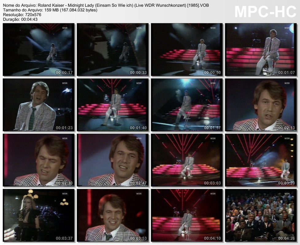 Roland Kaiser - Midnight Lady (Einsam So Wie ich) (Live WDR Wuns