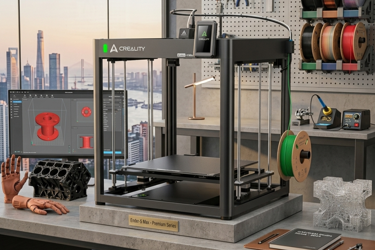 Impressora 3D operando em alta velocidade