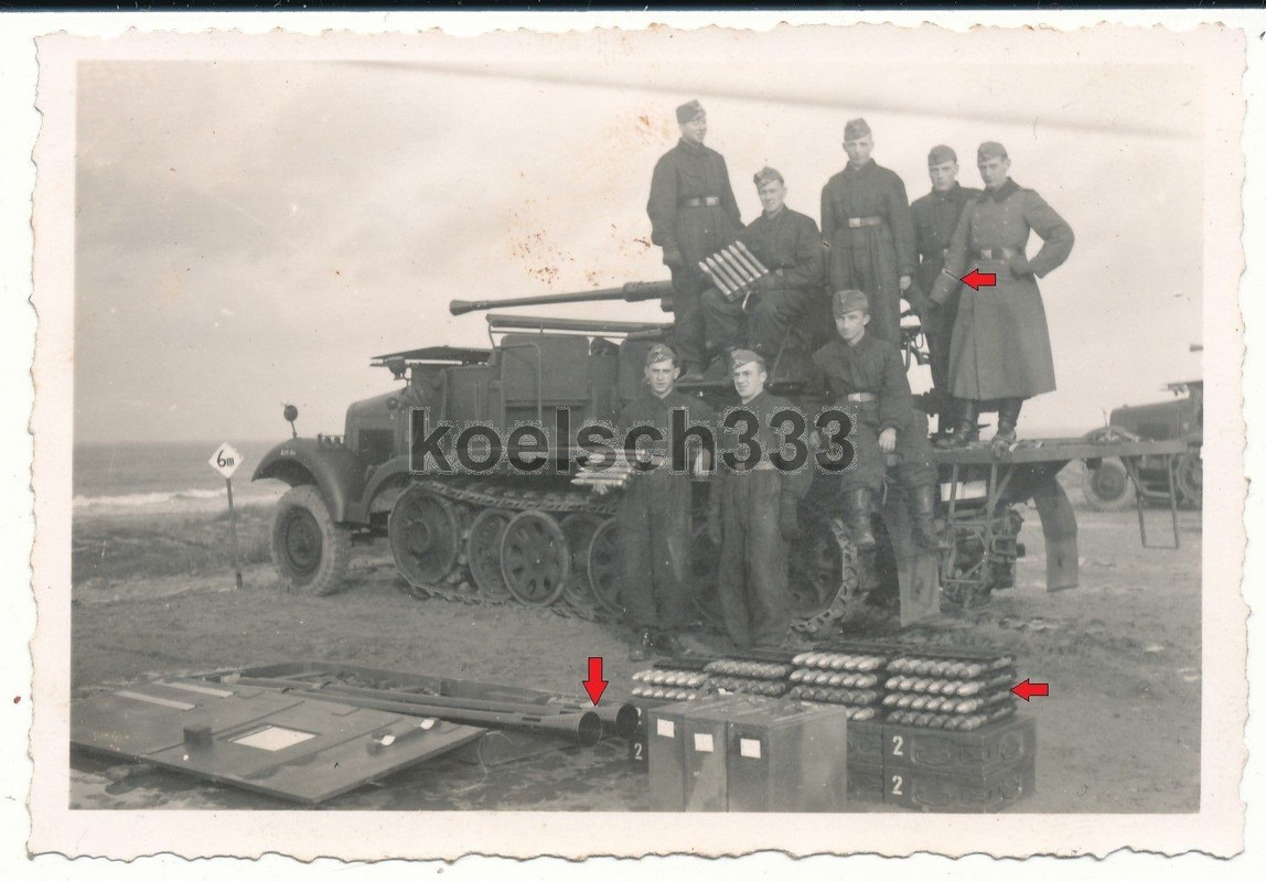 Foto Polen Ustka Stolpmünde Heeres Flak Artiller