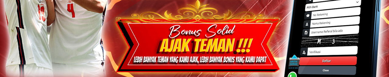 BONUS SOLID AJAK TEMAN - JPTOGEL77