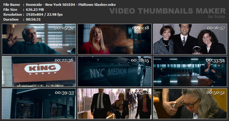 Homicide - New York S01E04 - Midtown Slasher.mkv