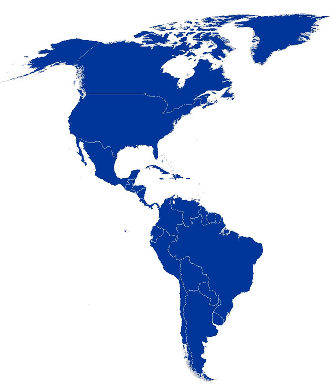 Americas térkép