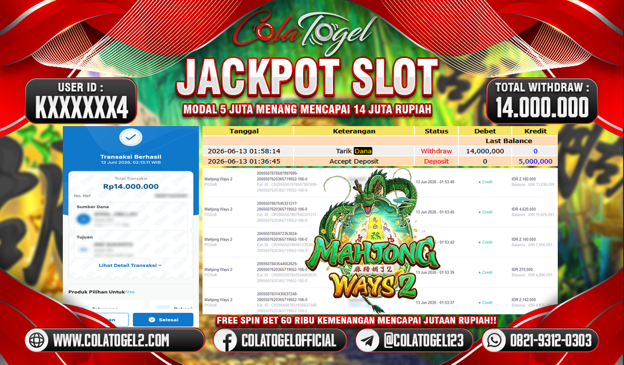 JACKPOT SLOT GACOR!!