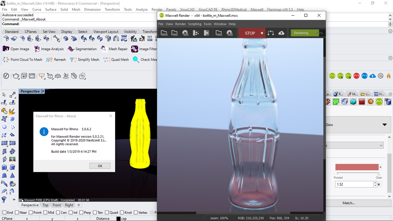 Maxwell for rhino 6 fonesany