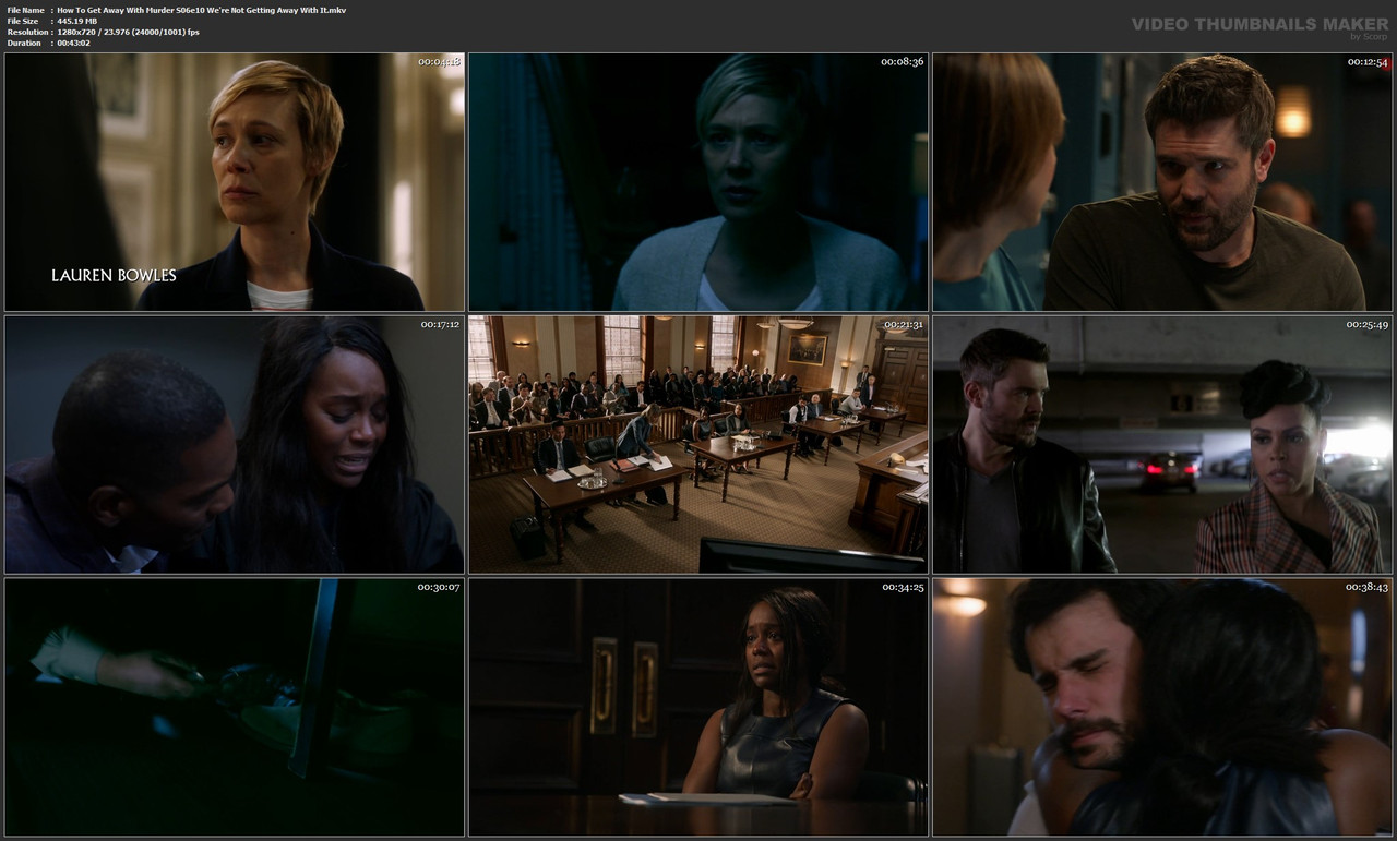 How To Get Away With Murder S06e10 We're Not Getting Away With It.mkv