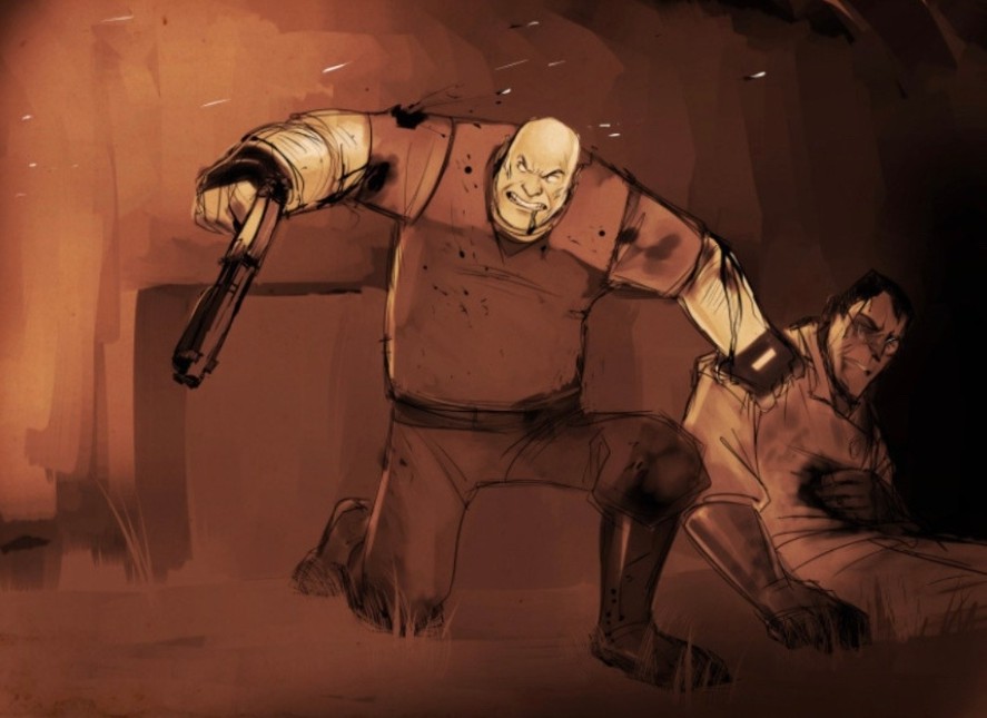 Heavy protecting medic.