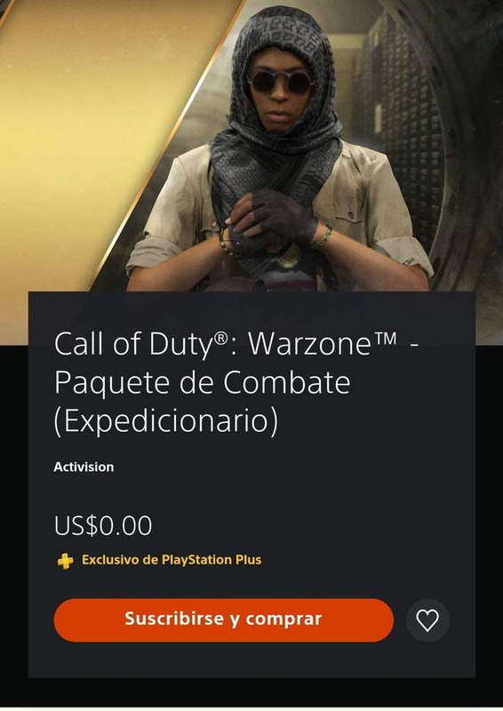 PlayStation: Call of Duty: Warzone - Paquete de Combate (Expedicionario) 