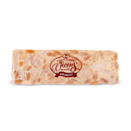 Turrón Duro De Almendra Vicens Individual 80 Gr.