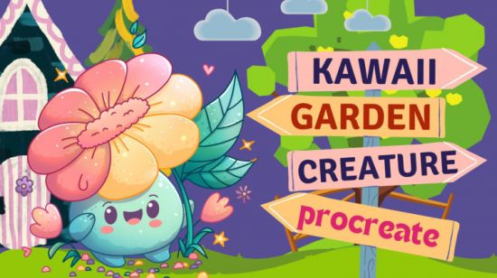 Adorable Flower Garden Creature: A Procreate Drawing Class for Everyone