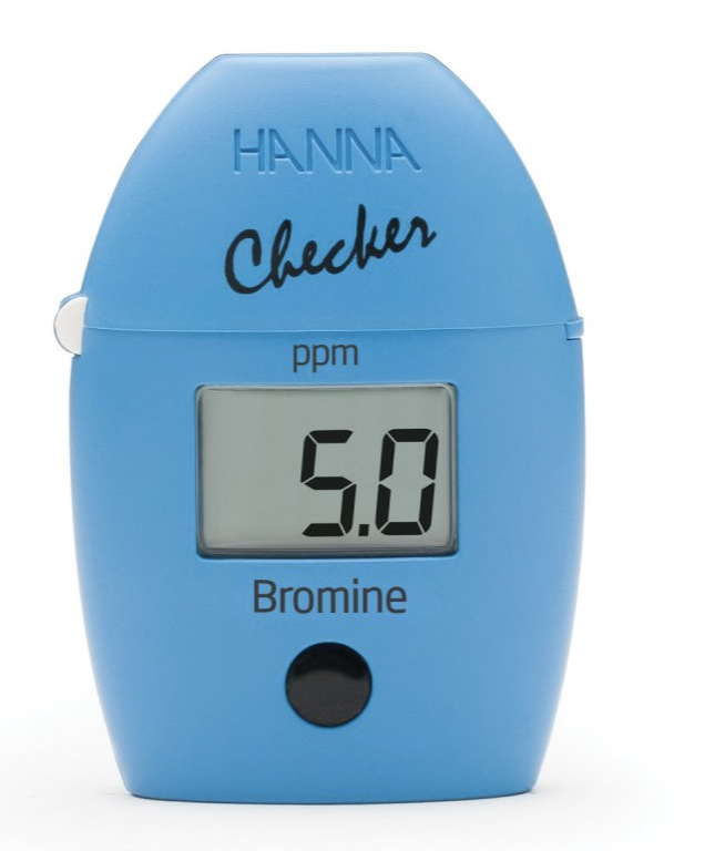 ¿Qué medidores se recomiendan para control de bromo, cloro libre y total en aguas de piscinas y potables?