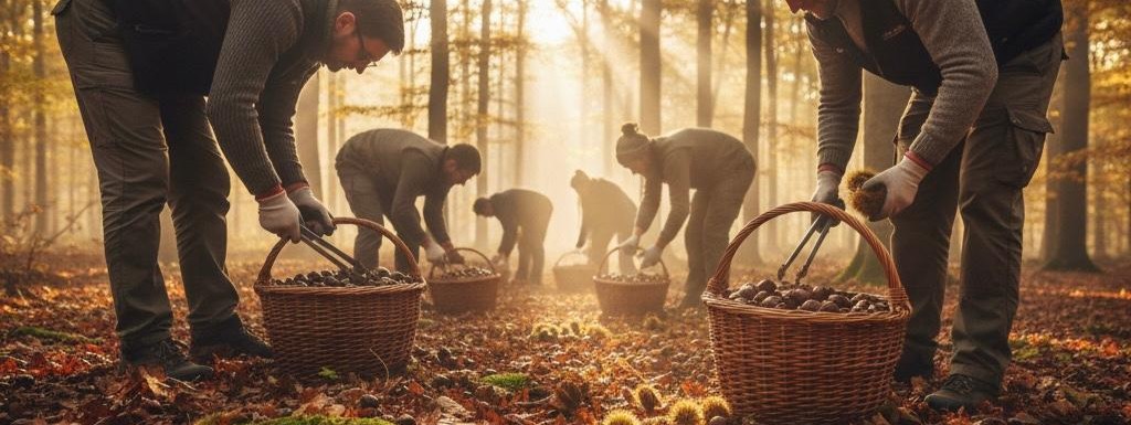 Panoramica del castagneto di Marrone Segnino