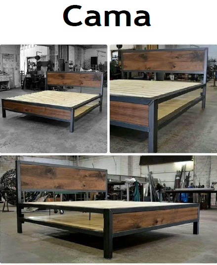 Projeto de móvel industrial com medidas